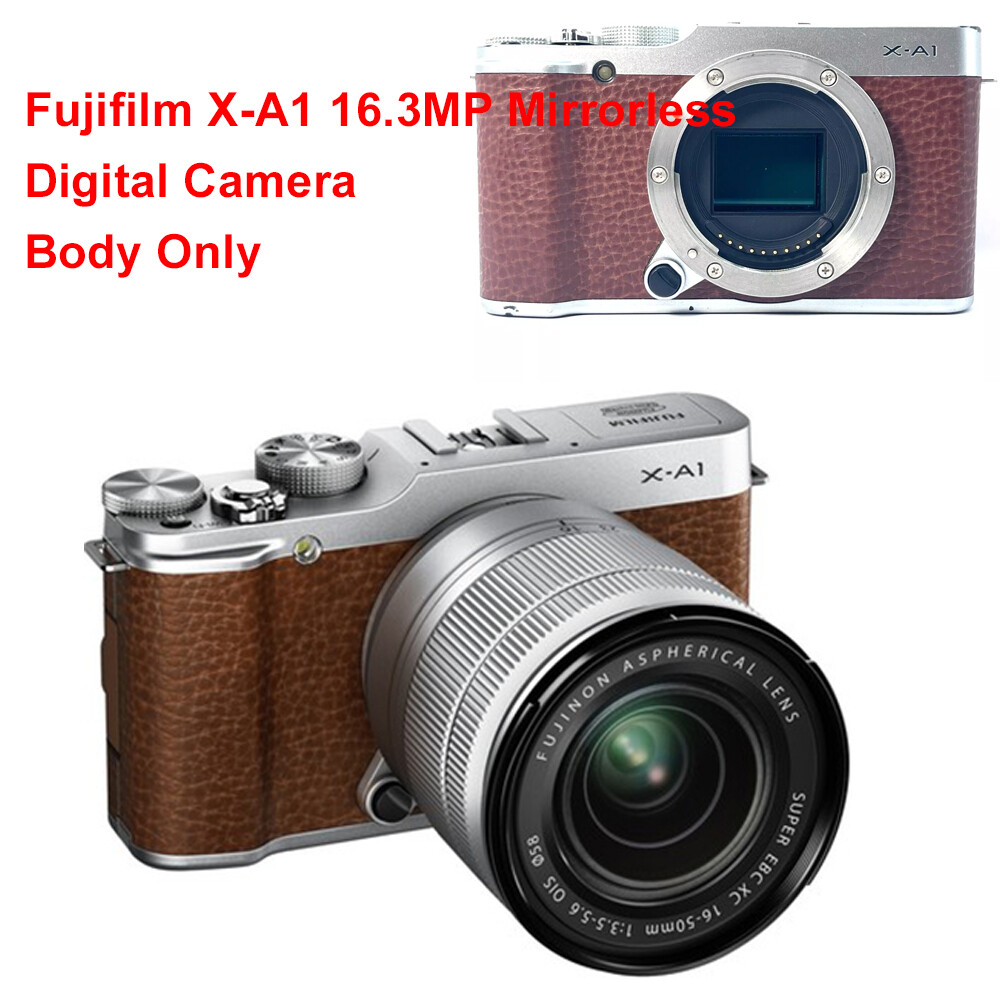 Cuerpo de cámara digital Fujifilm X-A1 16,3 MP sin espejo solo 90 % NUEVO
