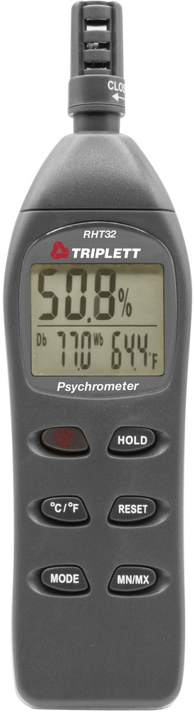 Triplett RHT32 Hygro-Thermometer Psychrometer with Certificate of Traceability