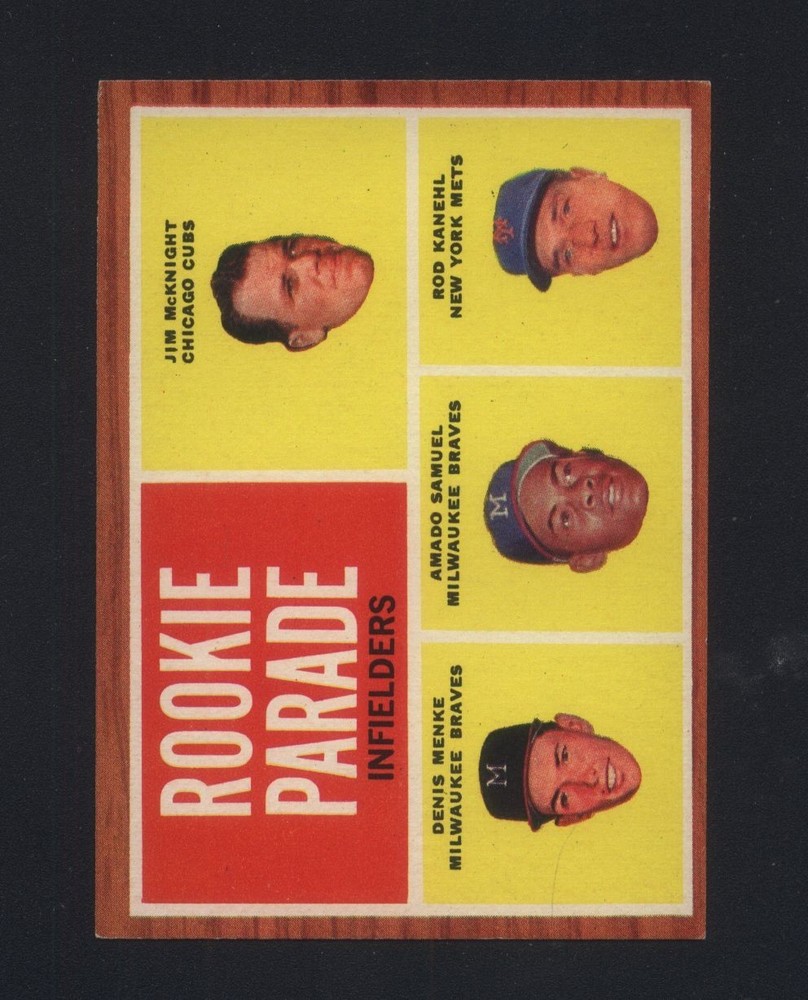 1962 Topps High #597 Rookie Parade Infielders (EX) 012221