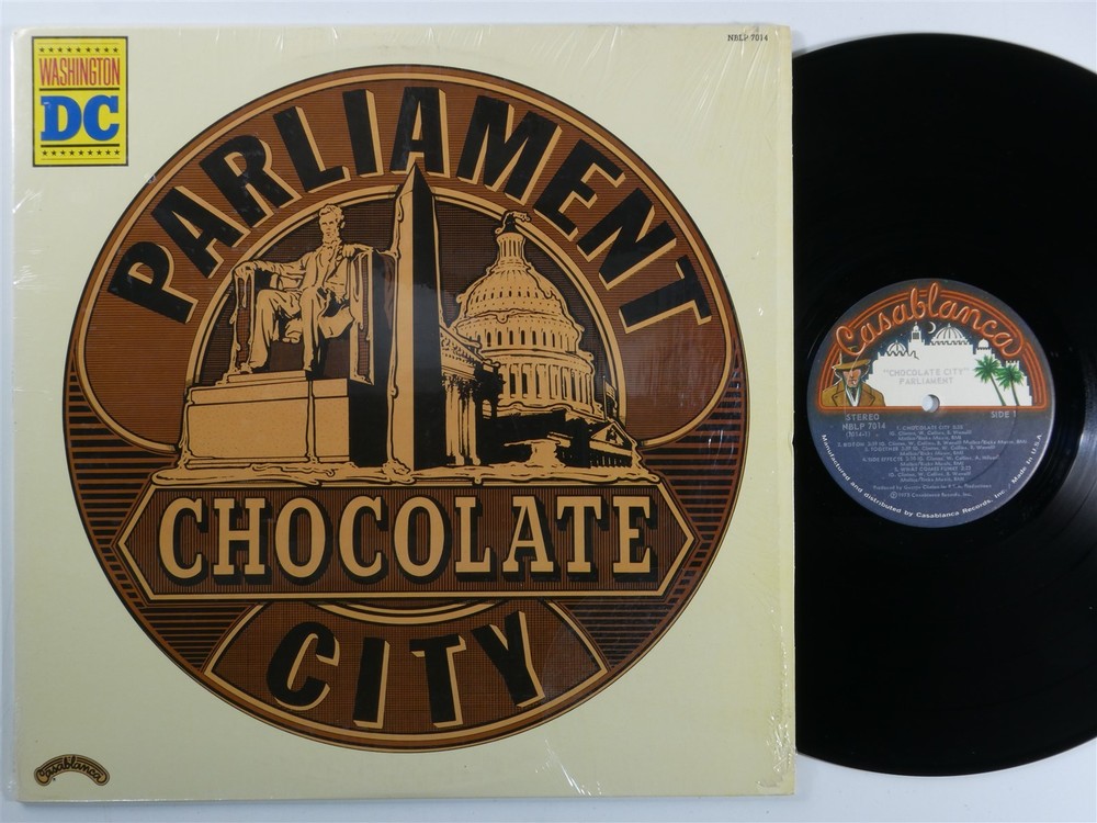 PARLIAMENT Chocolate City CASABLANCA LP VG++ SHRINK i