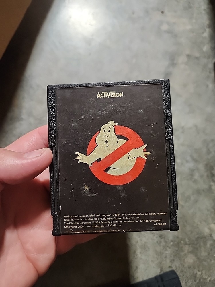 Ghostbusters (Atari 2600, 1985) Game Cartridge Only Authentic