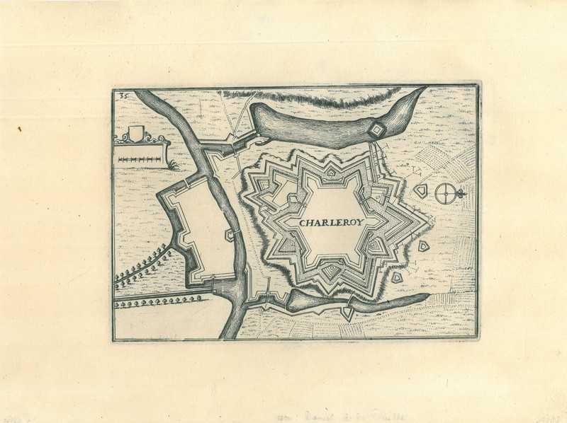 City map of Charleroi