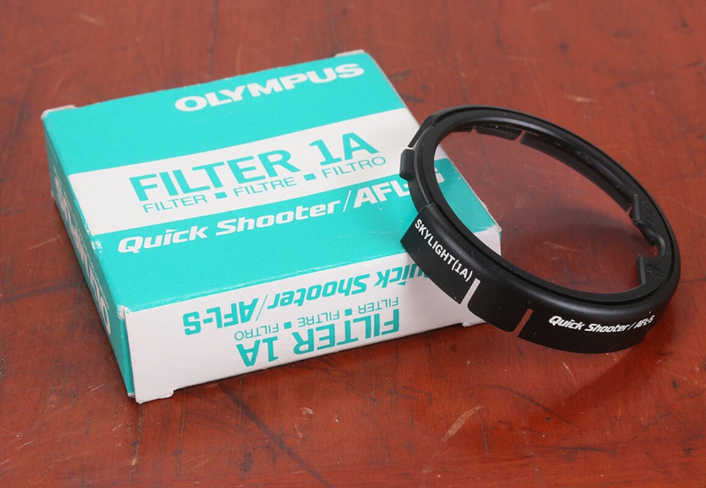 OLYMPUS 1A SNAP-ON FILTER FOR THE QUICK SHOOTER/AFL-S, POUCH, BOX/178681