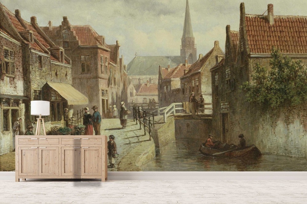 3D Landscape Oil Painting  Wall Murals Wallpaper Murals Wall Sticker 81