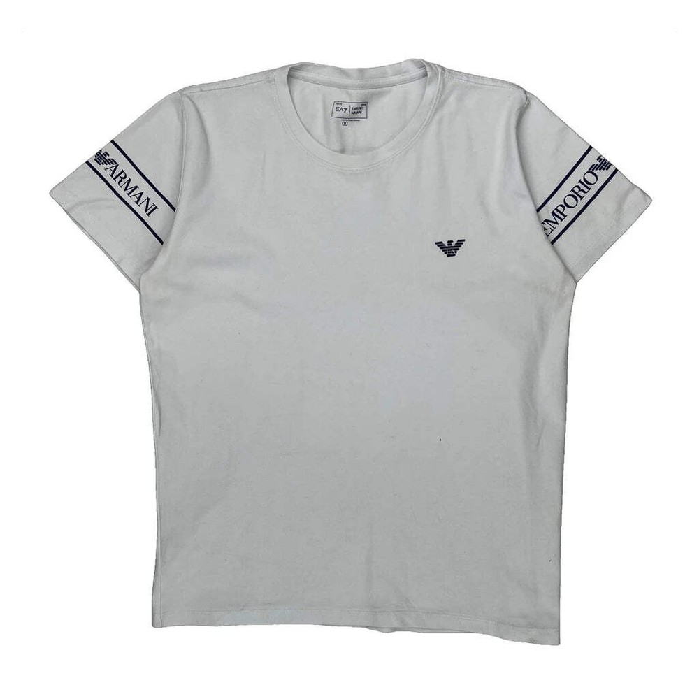 Ea7 Emporio Armani T-Shirt - Medium White Cotton