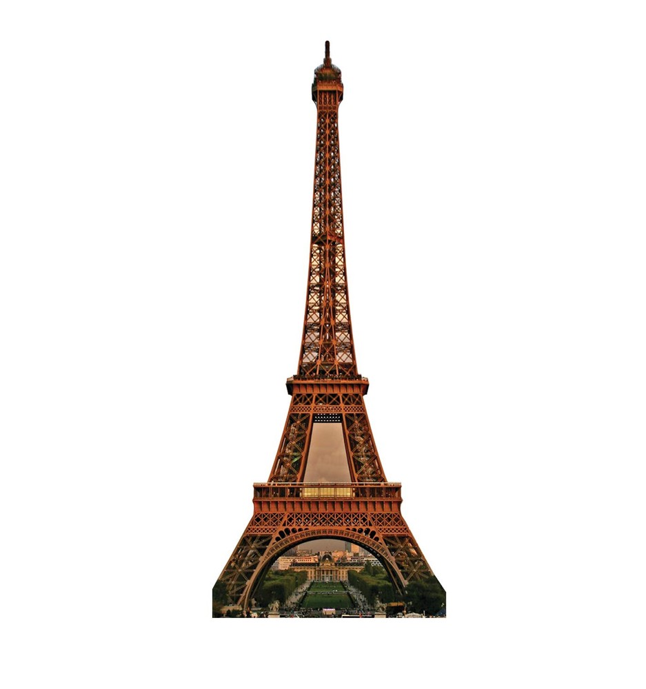 Eiffel Tower Life Size Cardboard Cutout Standup