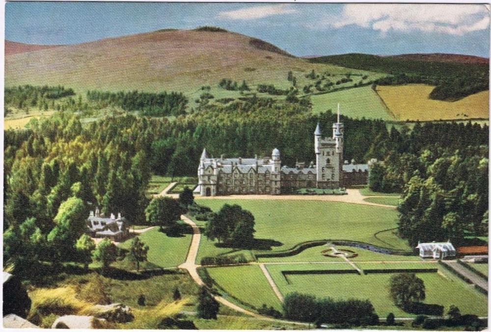 Postcard Balmoral Castle Royal Deeside Aberdeenshire Scotland UK
