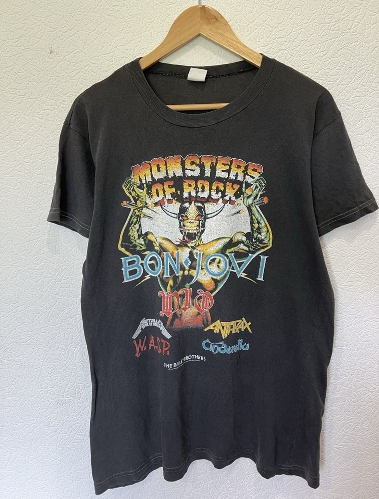 Monsters Of Rock 1987 T Shirt Tee Mens Band Vintage Large