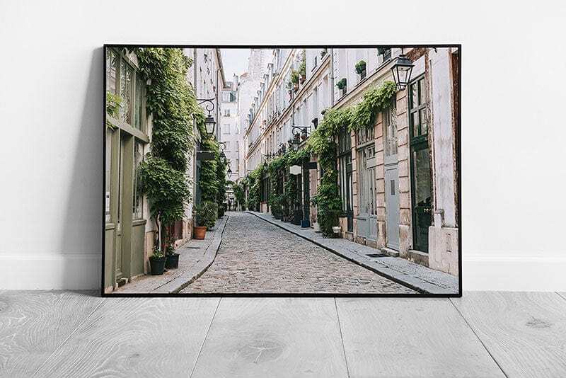 Cosy Paris Cityscape Beautiful Architecture Quiet Parisian Street City