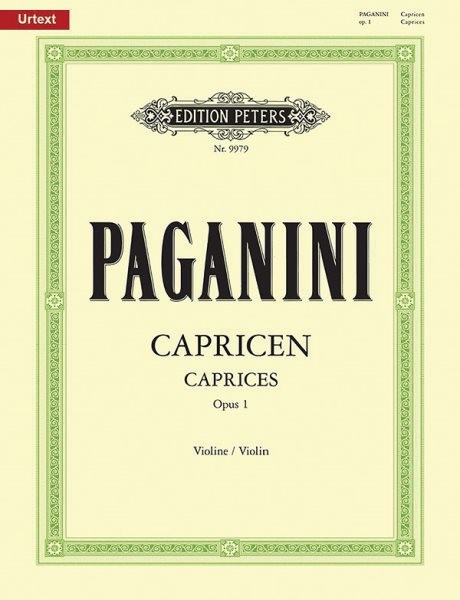 24 Caprices Op. 1 for Violin, Paperback by Paganini, Niccolò (COP); Hertel, K...