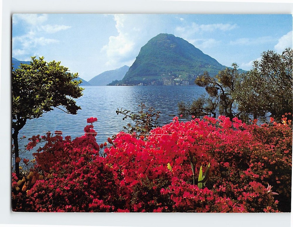 Postcard Quai e S. Salvatore Lugano Switzerland