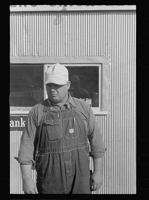 Photo:Manager of Farmer's Union Coop grain elevator. Centralia, Kansas