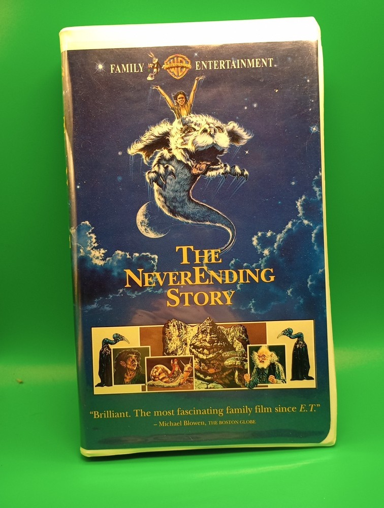 The NeverEnding Story - VHS Tape 1984 - Warner Home Video Family -Clamshell Case