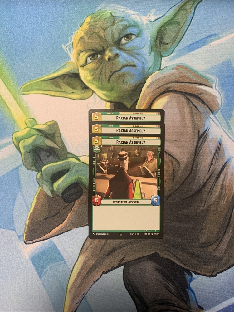 x3 Raxian Assembly - 118/264 - Secrets of Power - SWU Star Wars Unlimited NM