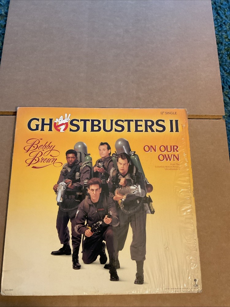 Bobby Brown ‎On Our Own 12” MCA-23957 Vinyl LP Ghostbusters II Single Soundtrack