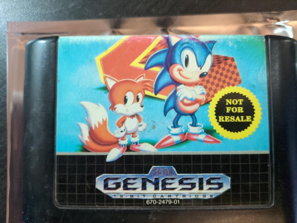 Sonic the Hedgehog 2 - Genesis - Cartridge Only - Tested Working