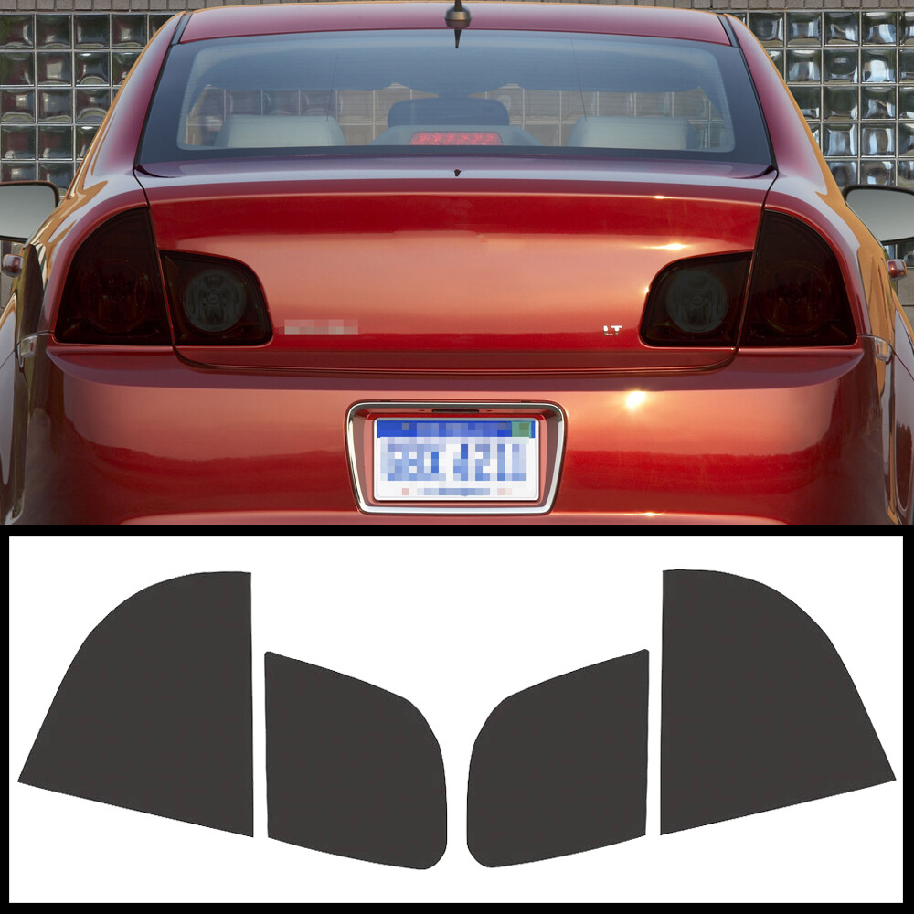 For Chevrolet Malibu 2008-2012 Rear Tail Light Precut Tint Cover Overlay Smoke