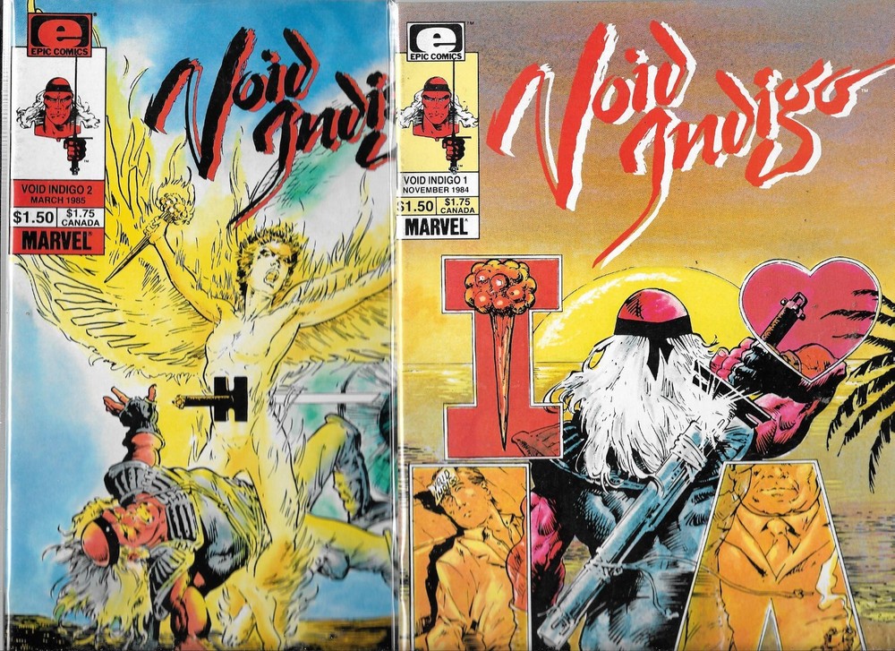 Void Indigo #1-#2 Set (Vf/Nm) High Grade Copper Age Marvel / Epic Comics