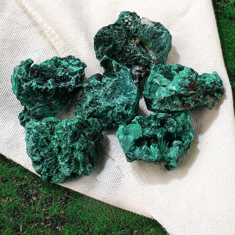 Raw Rough Malachite Crystal Stone Chunk Healing Mineral Rocks Gifts 100g