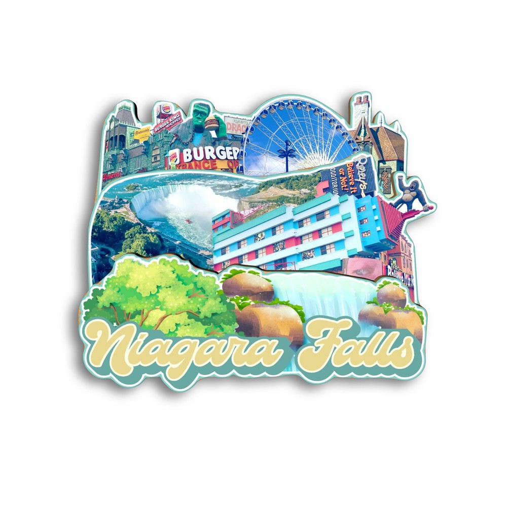 Niagara Falls Canada Refrigerator magnet 3D travel souvenirs wood craft gifts
