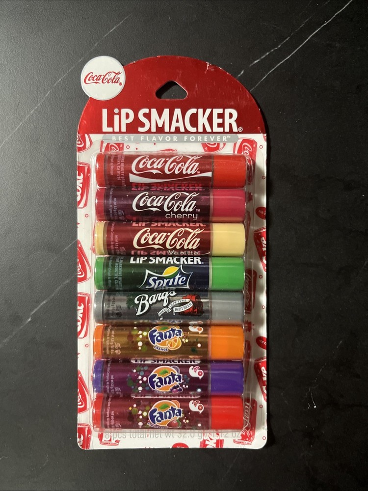 Lip Smacker Soda Lip Balm, Assorted Coke & Soda, 8 Ct