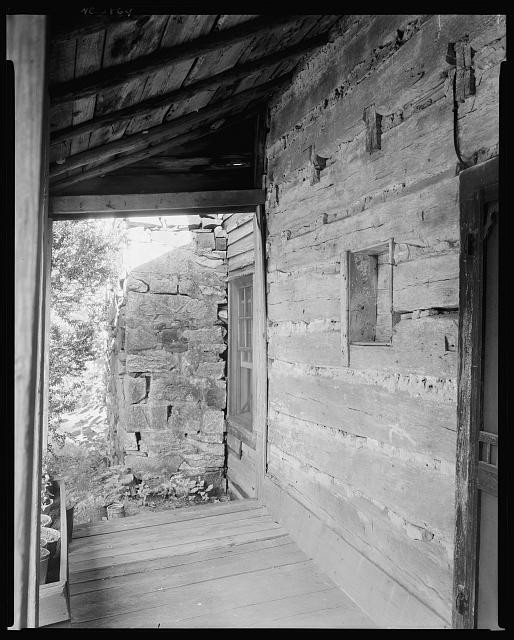 Photo:High Point vic. Randolph County NC Enos Blair Log House 1930s