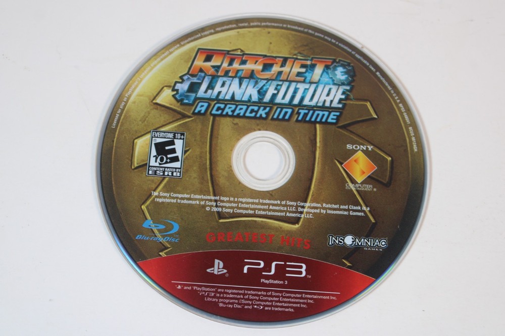 Ratchet & Clank Future: A Crack in Time (Sony PlayStation 3 PS3) Disc Only