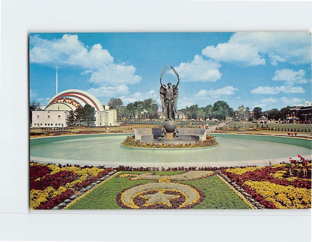 Postcard Shriner's Memorial Monument & Fountain Toronto Ontario Canada