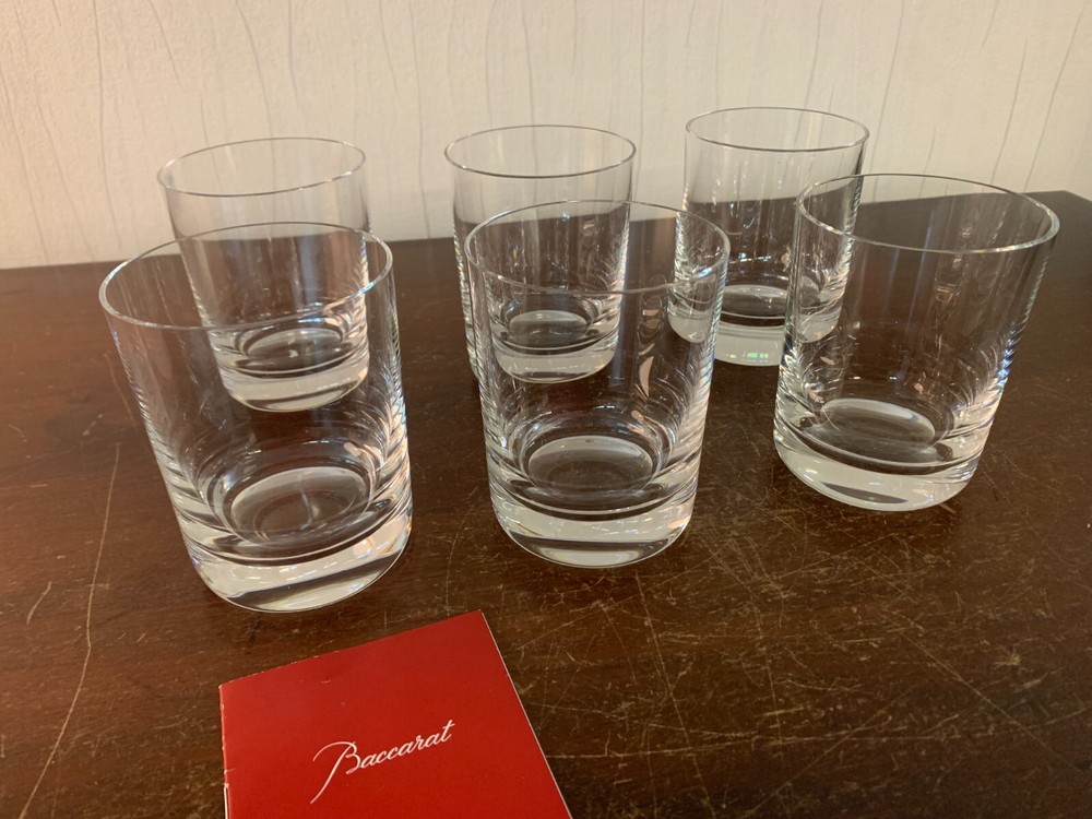 Set Of 6 Baccarat Crystal Whisky Glasses (Price Of The Set)