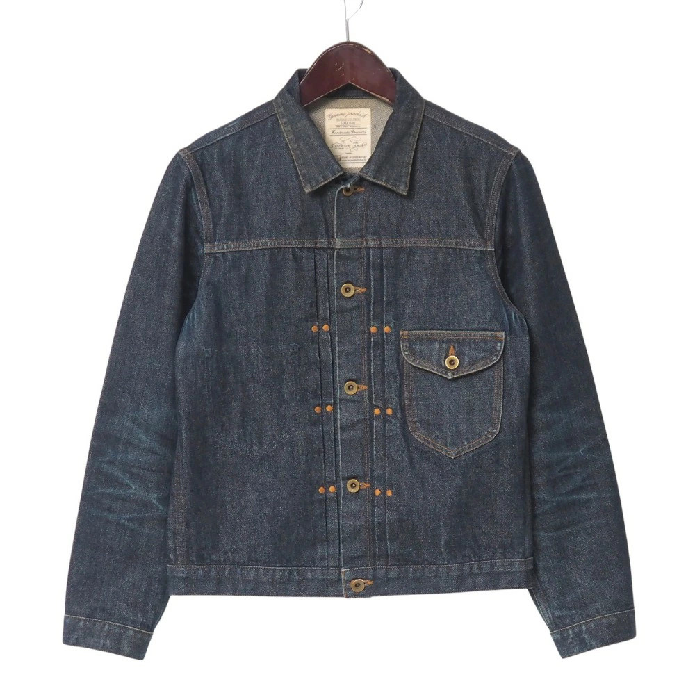 The Superior Labor Jacket Size 02 Wash Indigo Tuck Denim G Jean