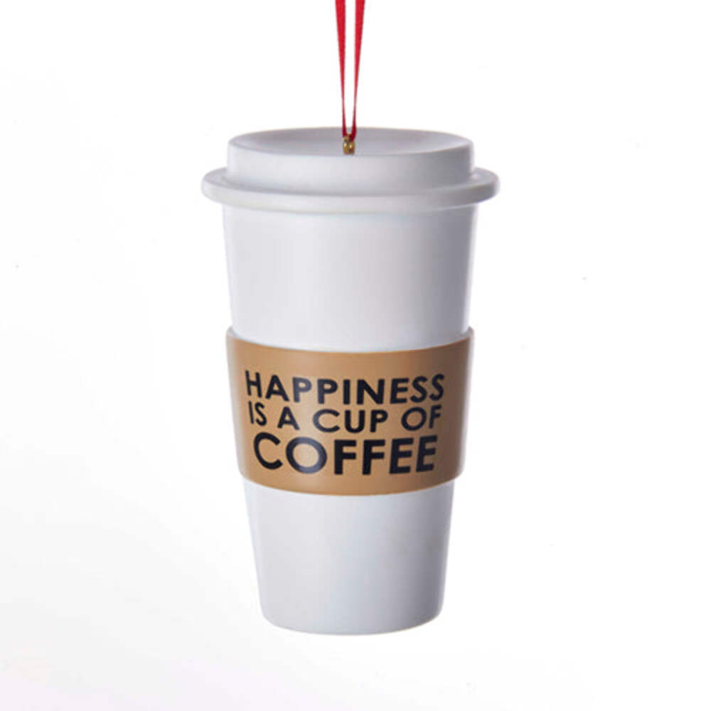 Coffee Cup Ornament 3.75