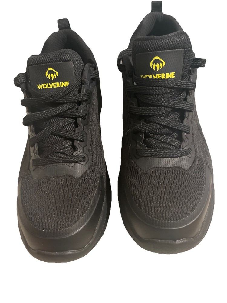 Wolverine Men's Black Steel Toe Work Sneakers Size 9.5M