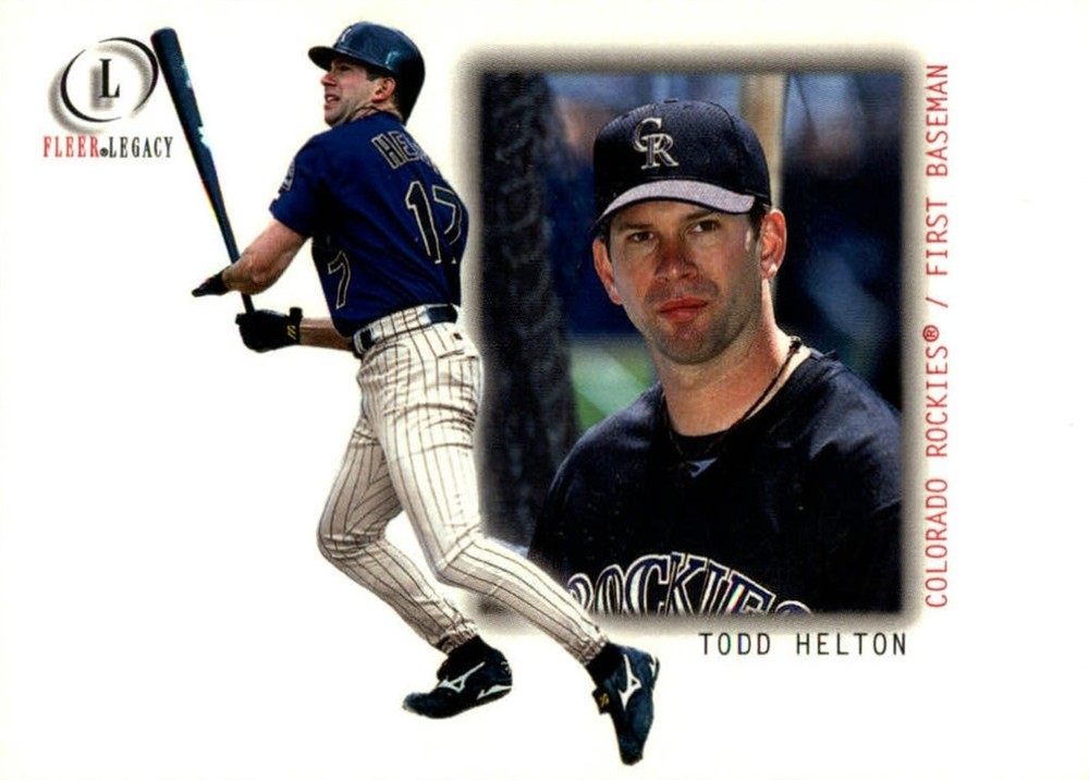 2001 Fleer Legacy #82 Todd Helton Colorado Rockies HOF