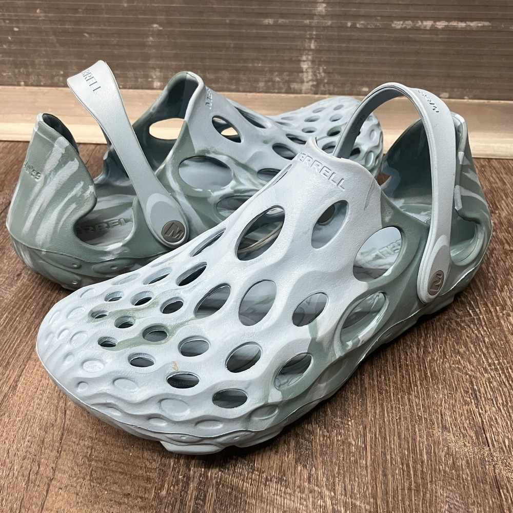 Women's Merrell Hydro Moc Size 9 Blue Water Comfort Slip-On Summer Shoes