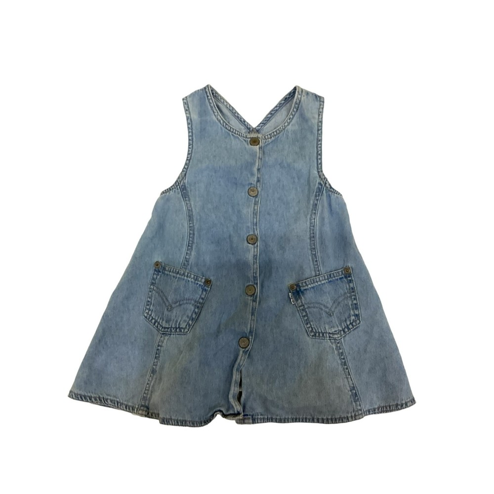 Vintage Girls Denim Levi’s Dress -3654