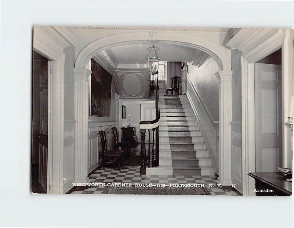 Postcard Wentworth Gardner House, Portsmouth, New Hampshire