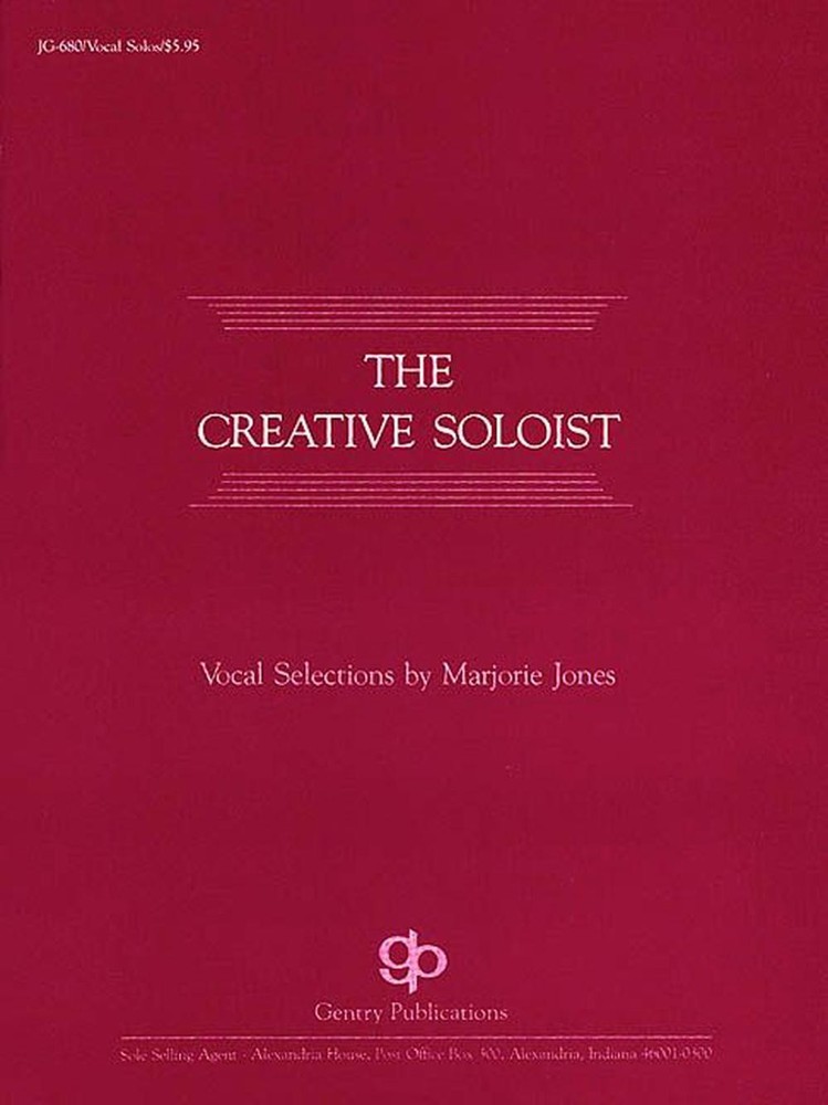 The Creative Soloist Vocal Solos by Marjorie Jones (English) Paperback Book