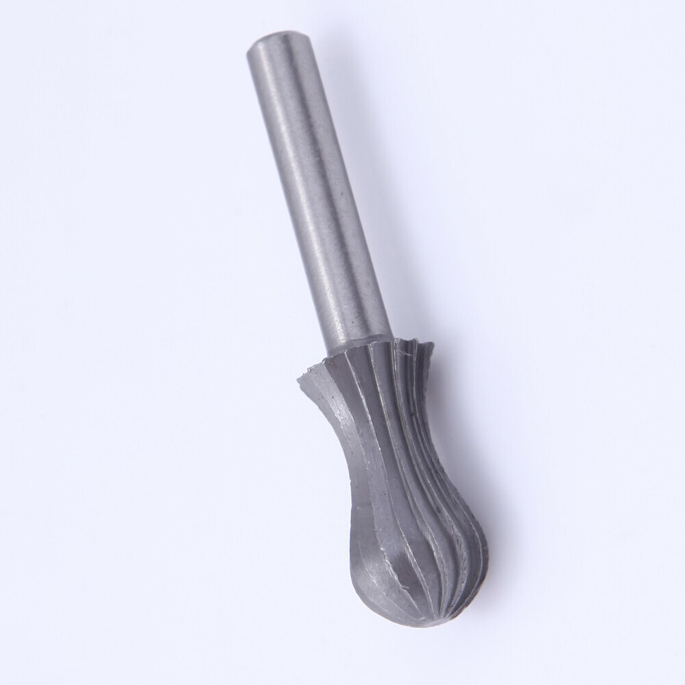 6PCS High Carbon Steel Routing Router Bits Burr Rotary Tools Suit Woodworking