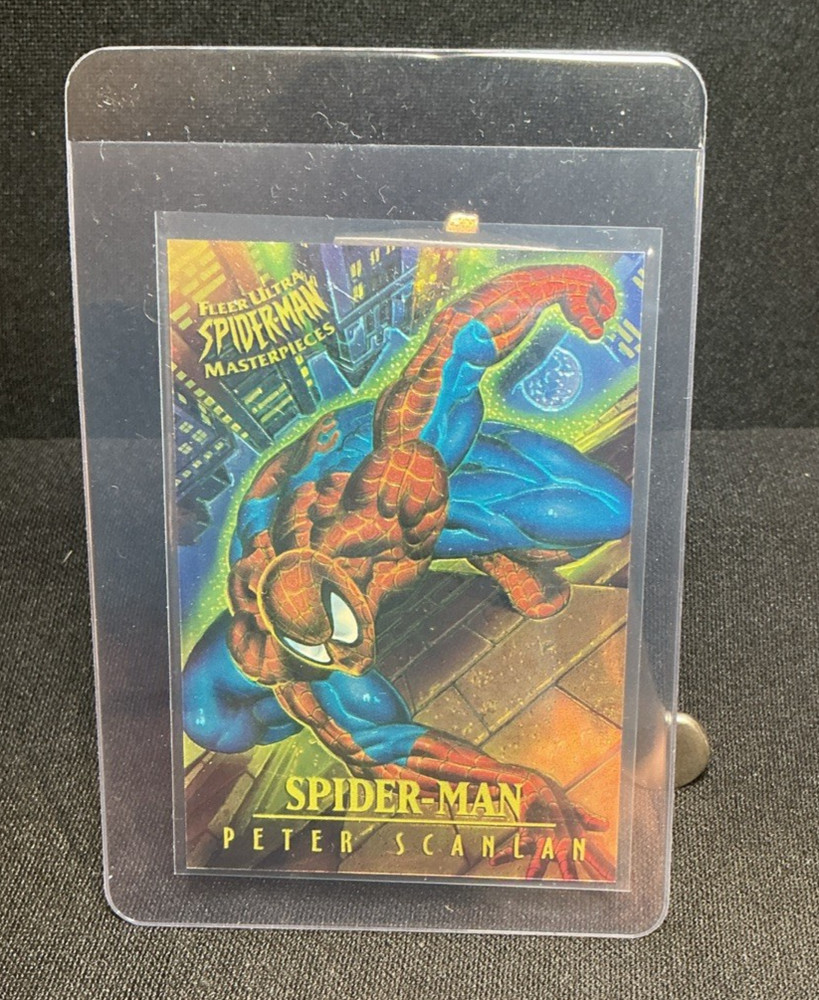1995 Fleer Ultra Spider-Man Masterpieces Spider-Man Card #6 of 9 Peter Scanlan