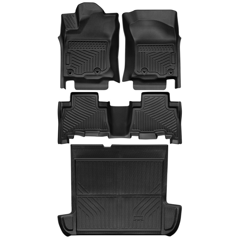 Set Of 4 Floor Liners Mats & Rear Cargo Liners For 2013-2023 Toyota 4Runner TPE