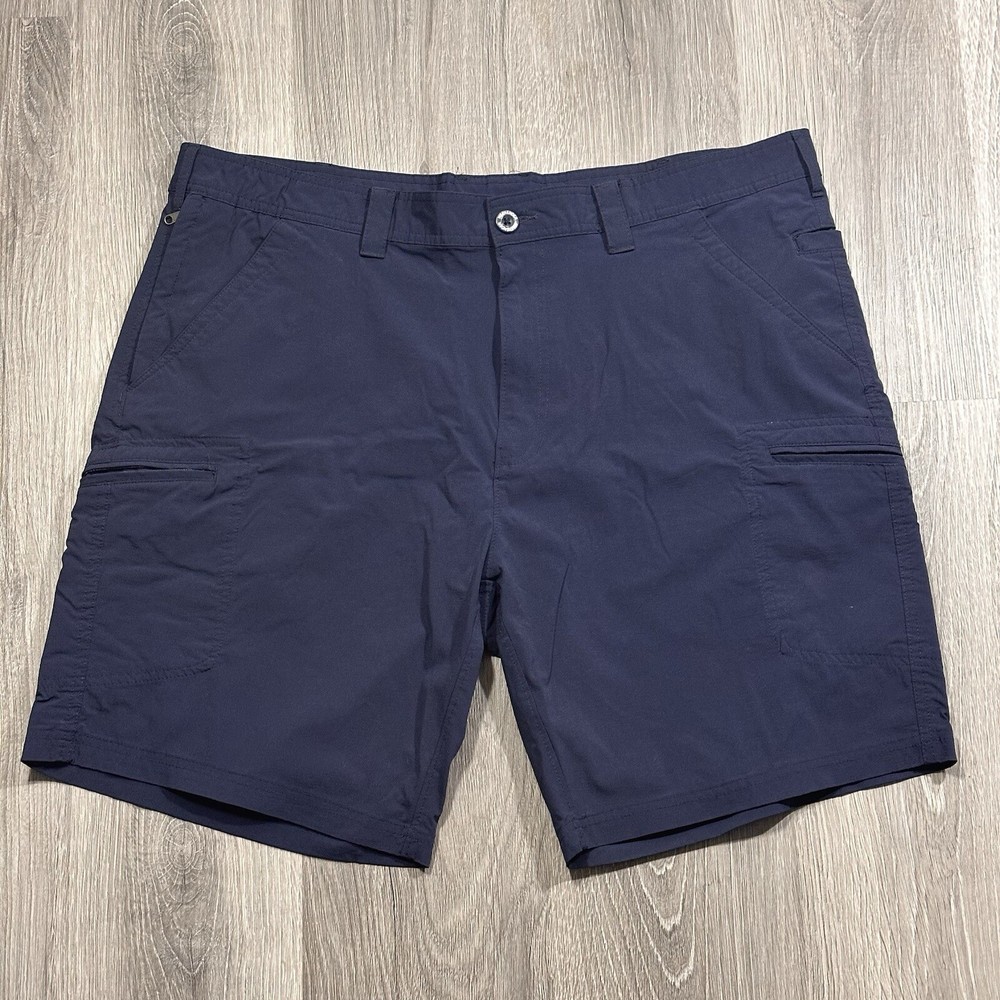 Casual Life Weekender Trader Cargo Men's Shorts Navy Blue Size 40 Hiking Camping