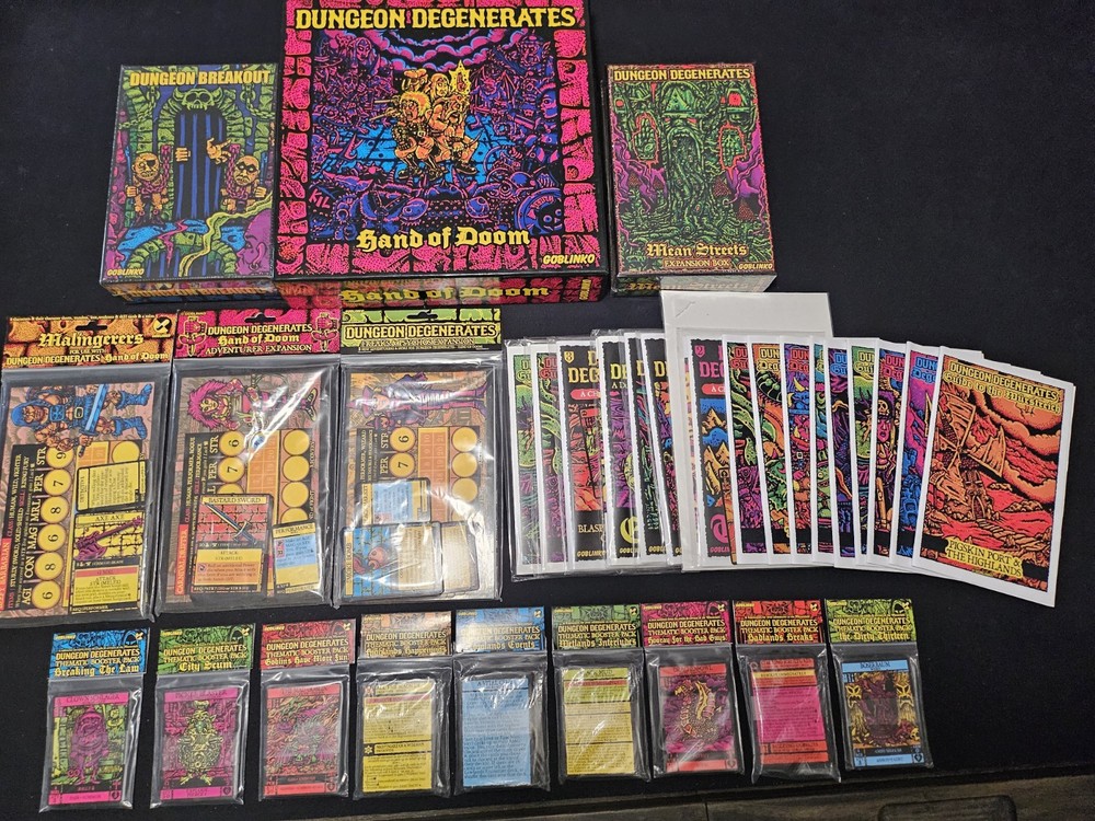 Dungeon Degenerates Hand Of Doom Massive Collection! See Pics and Description