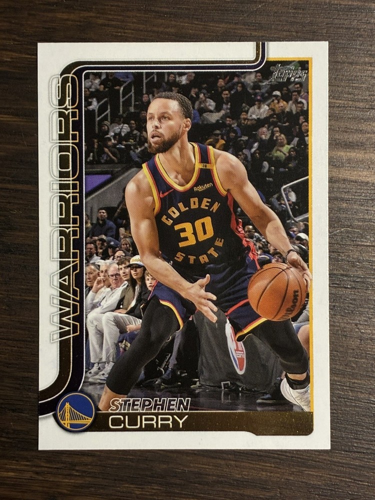 🏀 2025 Topps Stephen Curry Purple Back Error SP Variation #135 Warriors RARE!!!