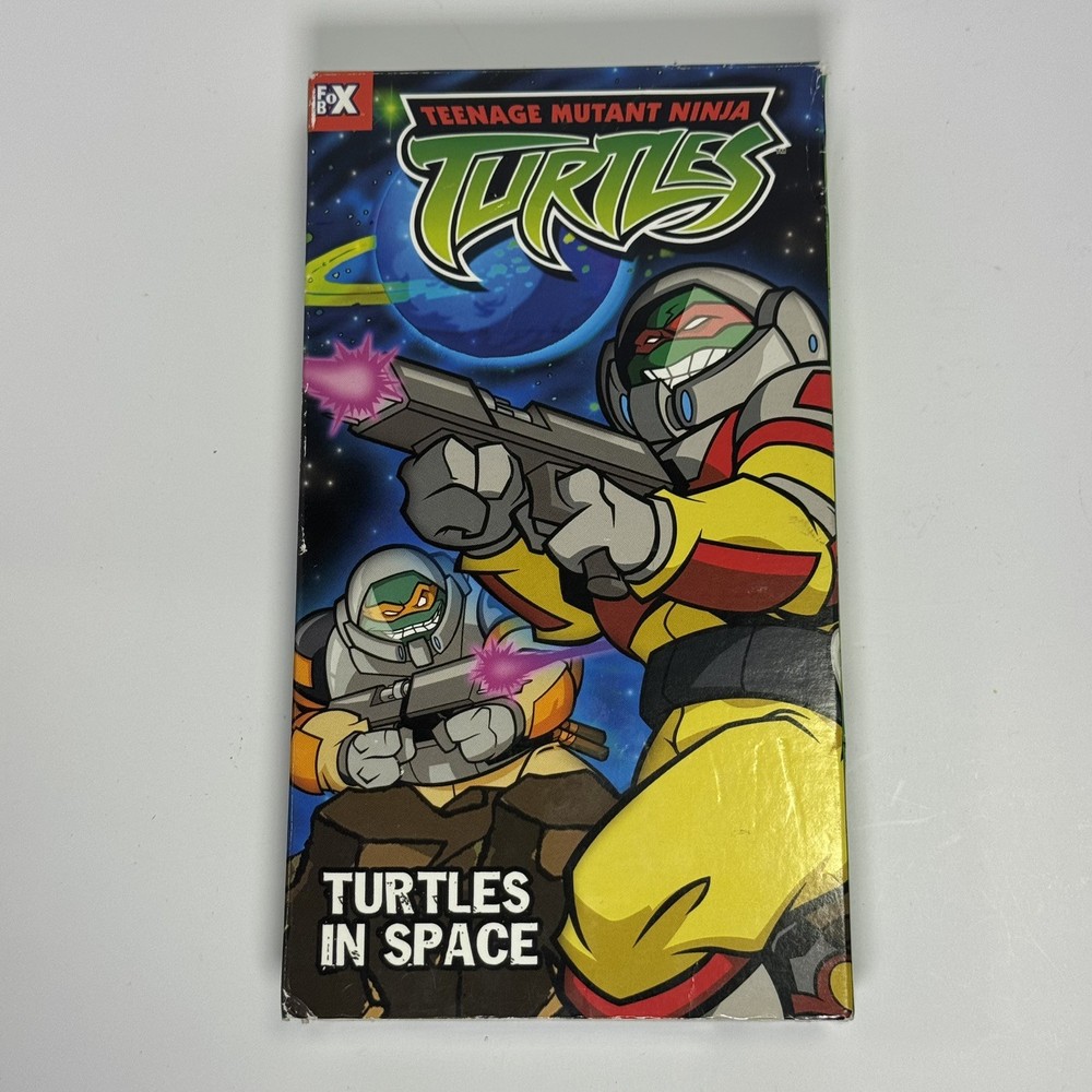 Vintage Teenage Mutant Ninja Turtles Vol. 9 in Space VHS tape 2004