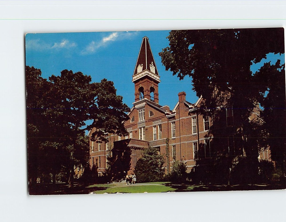 Postcard Old Main Administration Building Drake University Des Moines Iowa USA