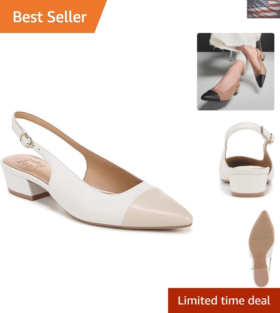 Elegant Sustainable Womens Slingback Pump Size 9 Modern Icons