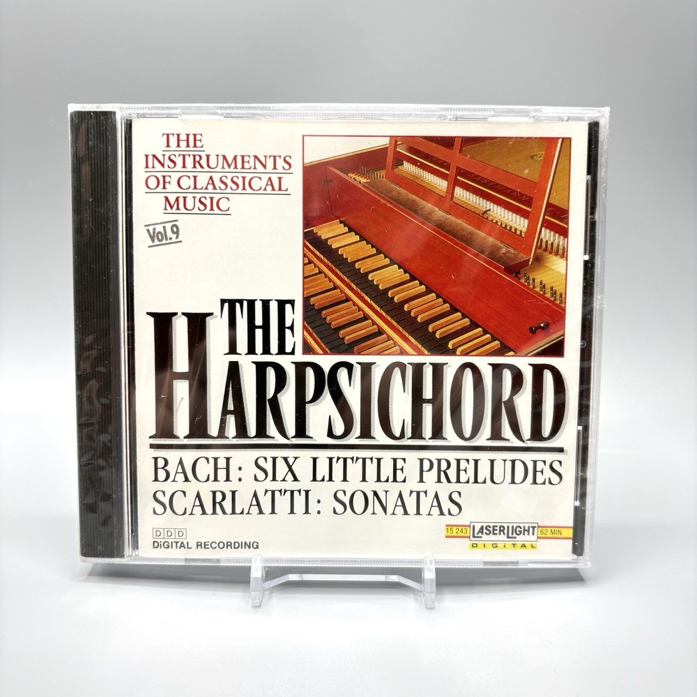 The Instruments Of Classical Music Vol 9 CD The Harpsichord Bach 1990 New/Sealed