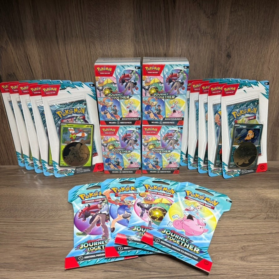 Pokemon TCG JOURNEY TOGETHER /Booster Bundles/Checklane/Sleeved Boosters SEALED