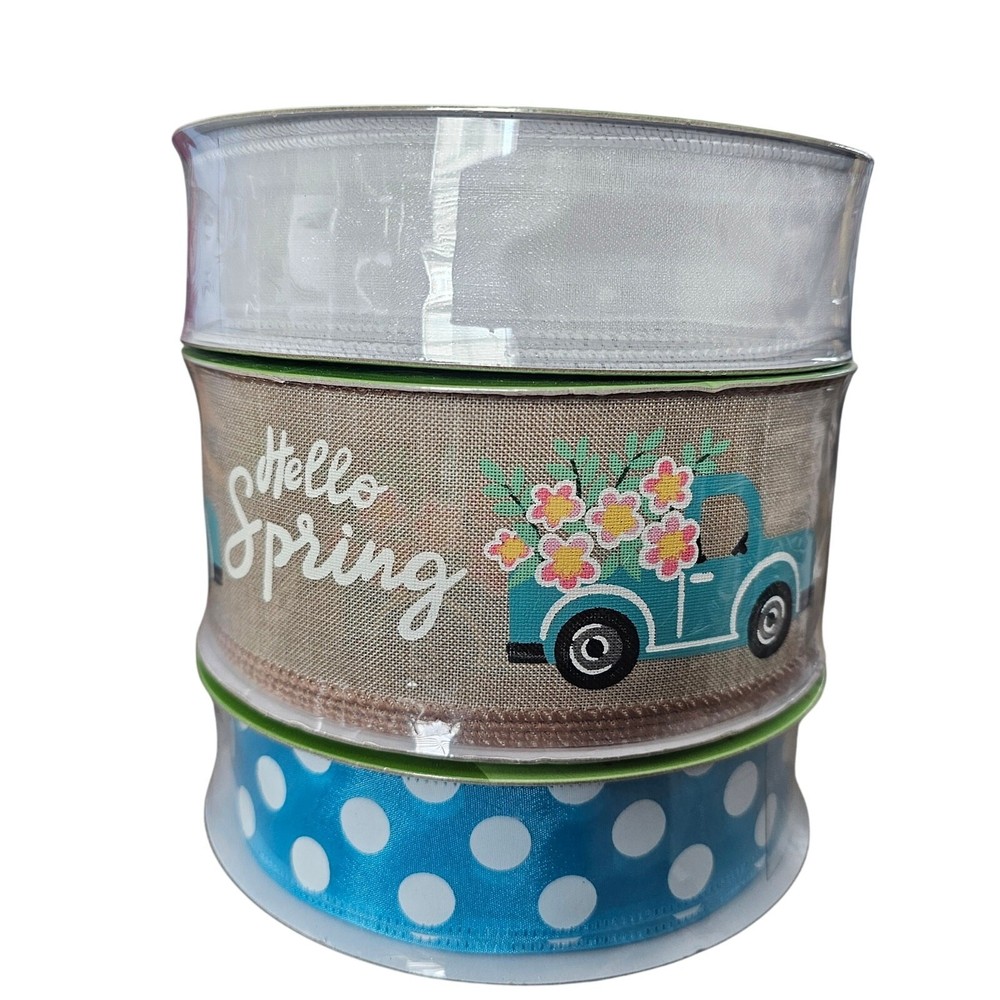 Members Mark Ribbon 50 Yrds Wired Spring 1.5