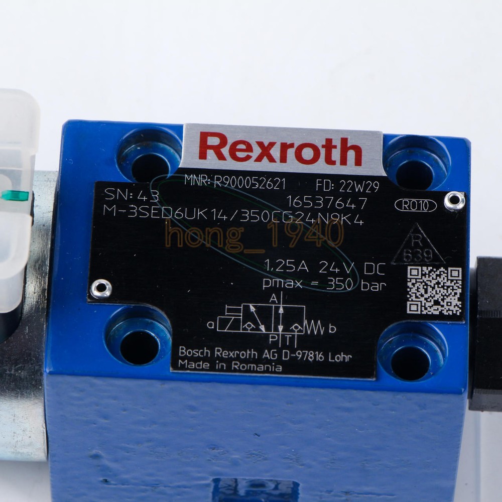 1Pcs Rexroth Valve R900052621 M-3Sed 6 Uk14/350Cg24N9K4 M-3Sed6Uk14/350Cg24N9K4
